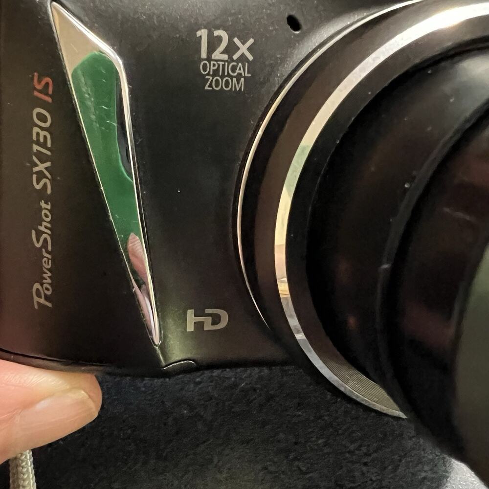 Canon PowerShot SX130 IS 12.1MP Digital Camera BUNDLE Box SD Card Tested Works - Picture 5 of 13